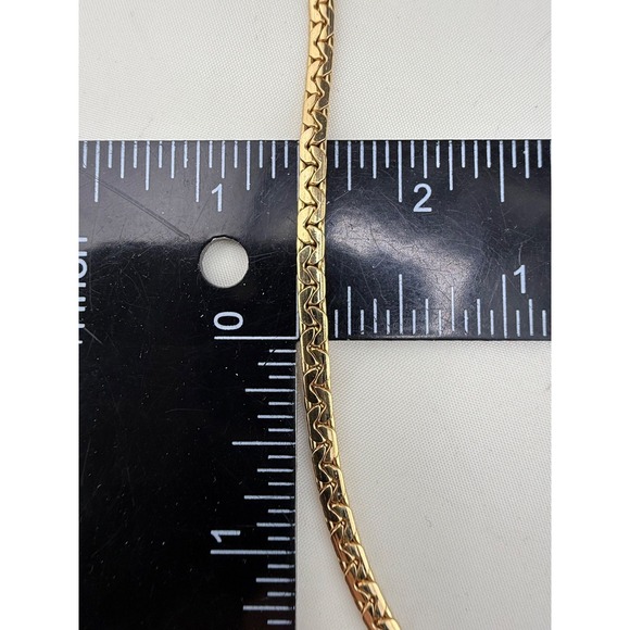 Vintage Park Lane Necklace Earring Set Clip Ons Gold Tone Rhinestone 17" - Picture 4 of 11